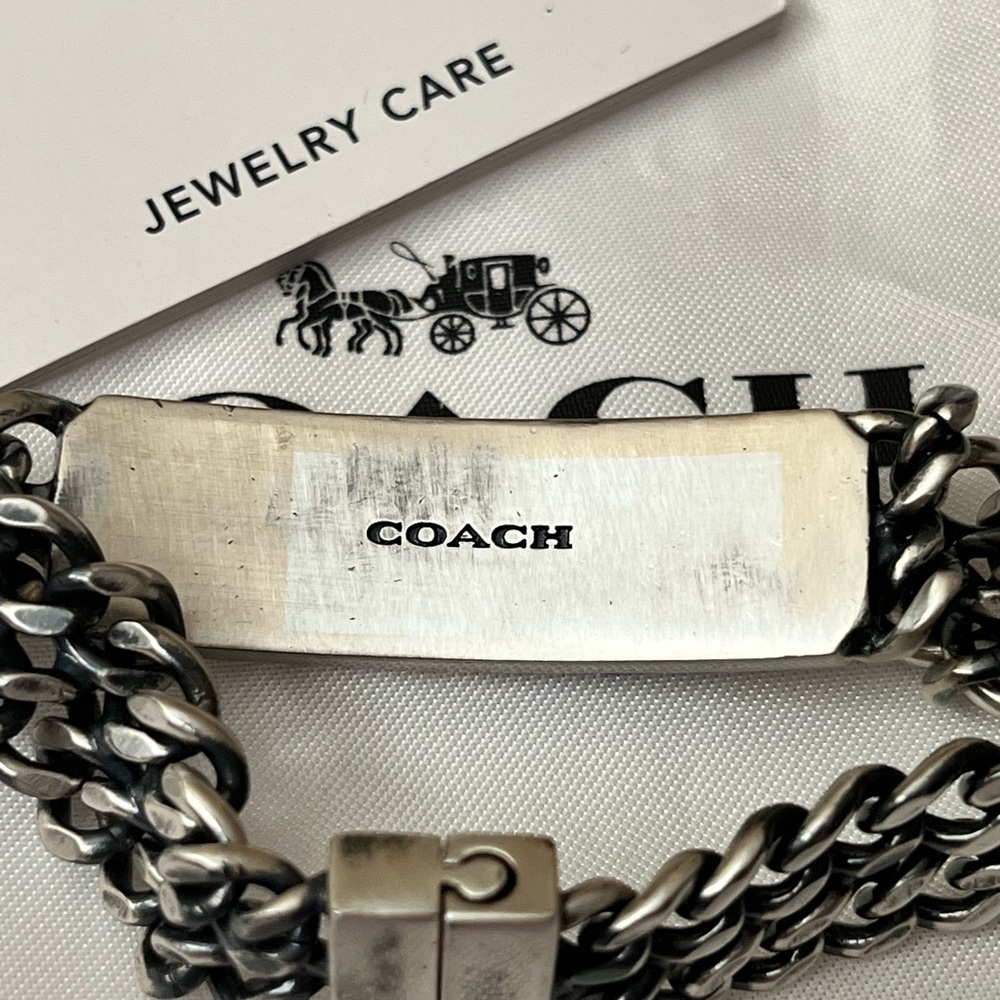 Coach Silver and Gold Heart Bracelet - Picture 3 of 3